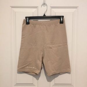 White Fox Biker Shorts